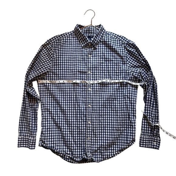 Gap Factory Slim Fit Check Print Long Sleeve Shirt - XL - Picture 6 of 6